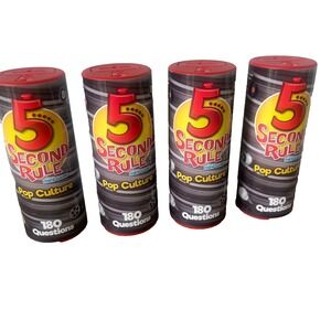 5 Second Rule Pop Culture‎ Mini Game by Play Monster LOT of 4 Stocking stuffers